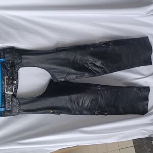 Highway One Vintage Leather Chaps, Y2K
